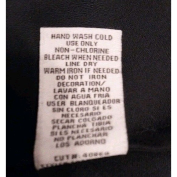 ECI Beaded Tank Top Sz 10 Sheer Lined Flowy Boho Chic Tribal Geometric Aztec - Picture 8 of 9